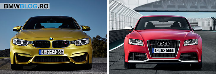 BMW M4 Coupe vs Audi RS 5 Coupe - fata