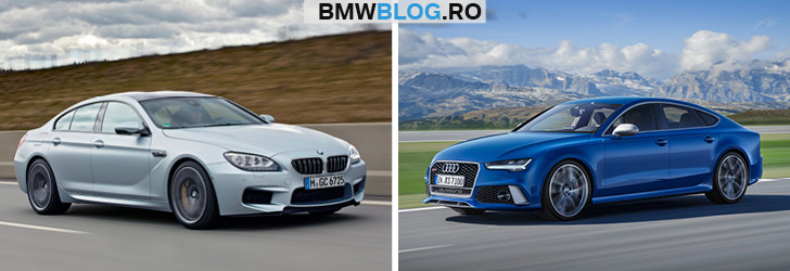 BMW M6 Gran Coupe vs Audi RS 7 Sportback