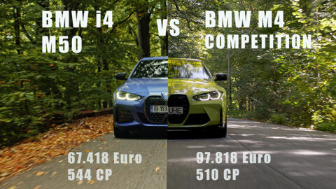 (VIDEO) BMW i4 M50 vs BMW M4 Competition (primul M electric sau ultimul M neelectrificat?)