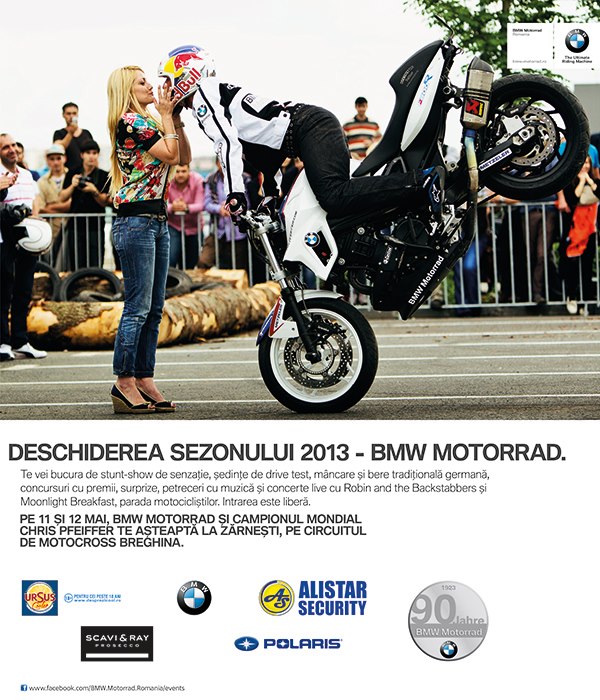 A mai ramas doar o zi pana la Deshiderea Sezonului 2013 BMW Motorrad la Zarnesti!