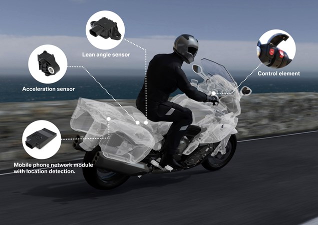 BMW Motorrad va lansa un sistem SOS automat pe motociclete